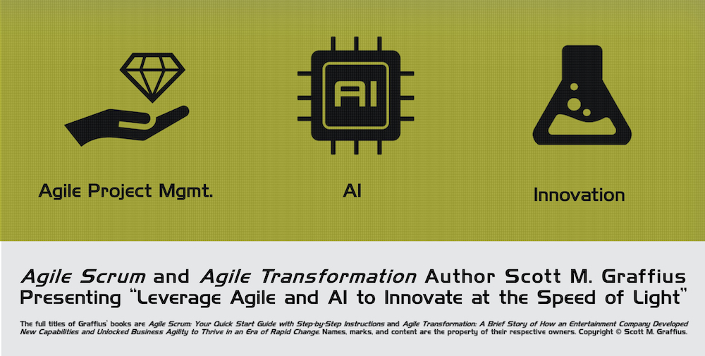 Scott M Graffius Speaking on Agile AI and Innovation at Private Event - ASG - May 3 2024 - LwRes
